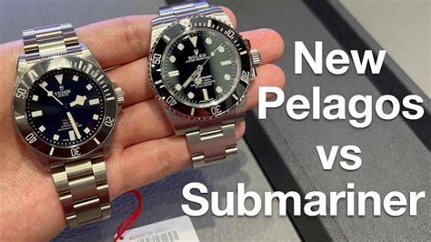 rolex submariner vs tudor pelagos 39